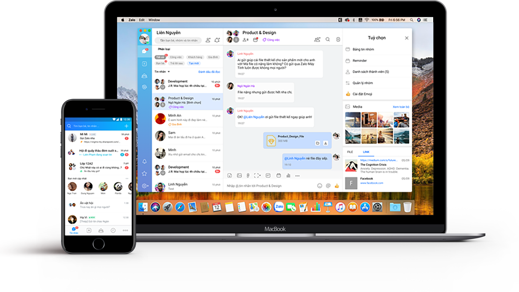 Zalo 桌面端预览